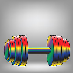 Image showing dumbbell