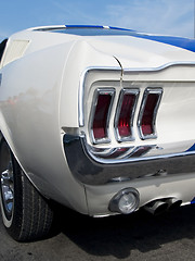 Image showing Detail of American sportscar