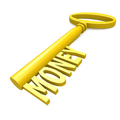 Image showing Key to money