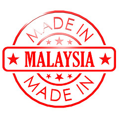 Image showing Made in Malaysia red seal
