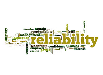 Image showing Reliability word cloud