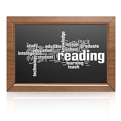 Image showing Education word on blackboard