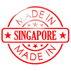 Image showing Made in Singapore red seal