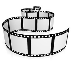 Image showing Isolated film strip