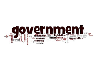Image showing Government word cloud