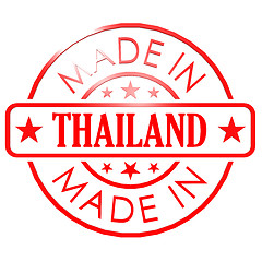 Image showing Made in Thailand red seal