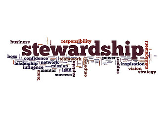 Image showing Stewardship word cloud