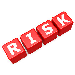 Image showing Risk red puzzle