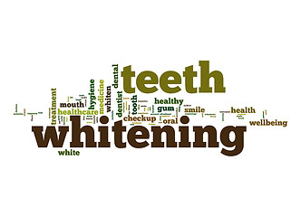 Image showing Teeth whitening word cloud