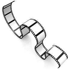 Image showing Isolated film strip