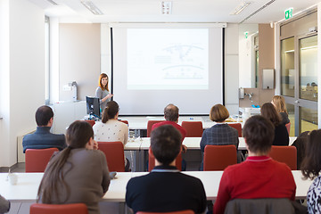 Image showing Lecture at university.