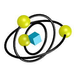 Image showing Atom structure