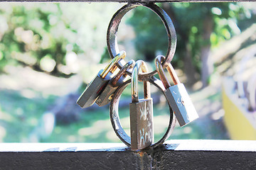 Image showing Love locks