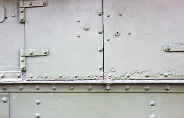 Image showing old metal tank