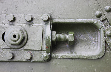 Image showing old metal tank