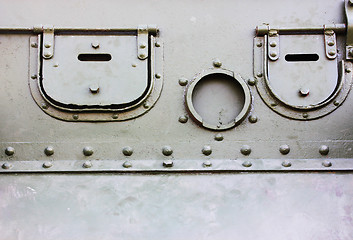 Image showing old metal tank