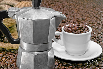 Image showing Italian coffee pot