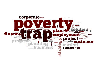 Image showing Poverty trap word cloud