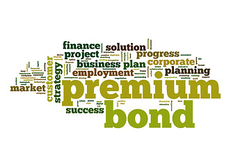 Image showing Premium bond word cloud