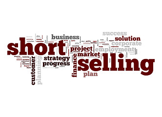 Image showing Short selling word cloud