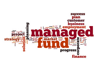 Image showing Managed fund word cloud