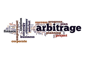 Image showing Arbitrage word cloud