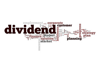Image showing Dividend word cloud