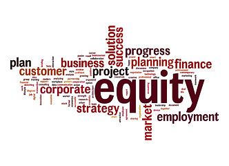 Image showing Equity word cloud