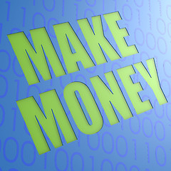 Image showing Make money