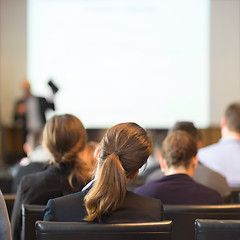 Image showing Audience in the lecture hall.