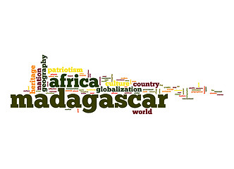 Image showing Madagascar word cloud