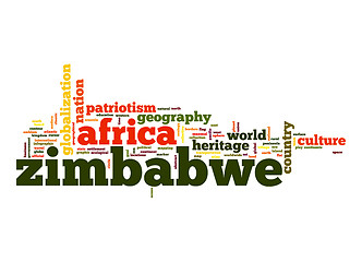 Image showing Zimbabwe word cloud