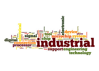 Image showing Industrial word cloud