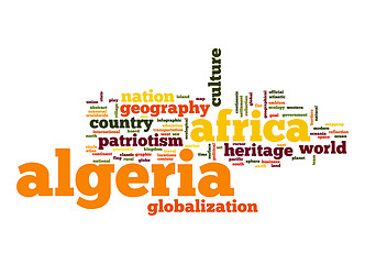 Image showing Algeria word cloud