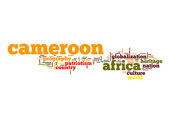 Image showing Cameroon word cloud