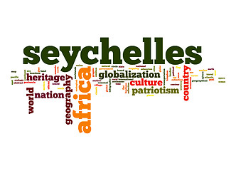 Image showing Seychelles word cloud