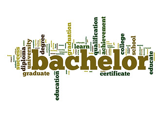 Image showing Bachelor word cloud