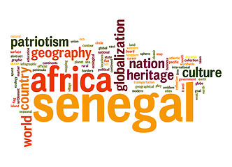 Image showing Senegal word cloud