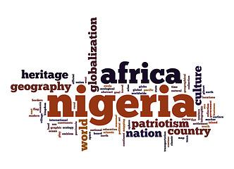 Image showing Nigeria word cloud