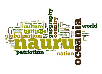 Image showing Nauru word cloud