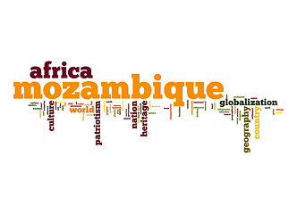 Image showing Mozambique word cloud