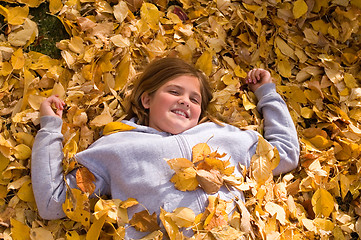 Image showing Autumn Girl