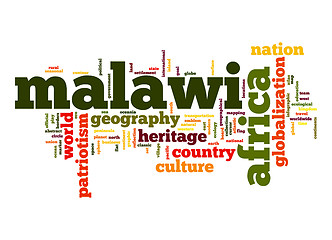 Image showing Malawi word cloud