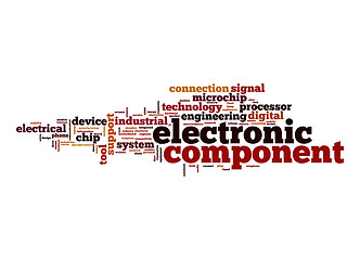Image showing Electronic component word cloud