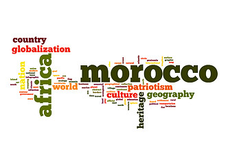 Image showing Morocco word cloud
