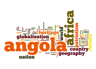 Image showing Angola word cloud