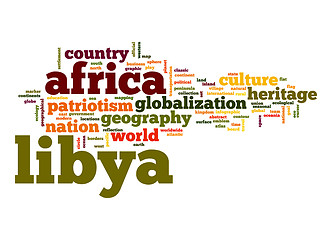 Image showing Libya word cloud