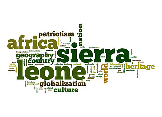 Image showing Sierra Leone word cloud