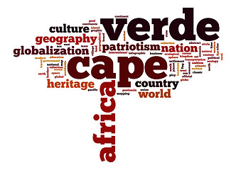 Image showing Cape Verde word cloud