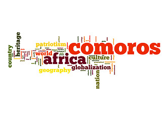 Image showing Comoros word cloud